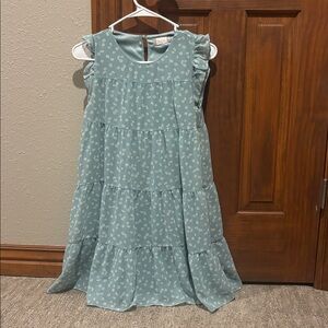 Altar'd State Mint Floral Dress